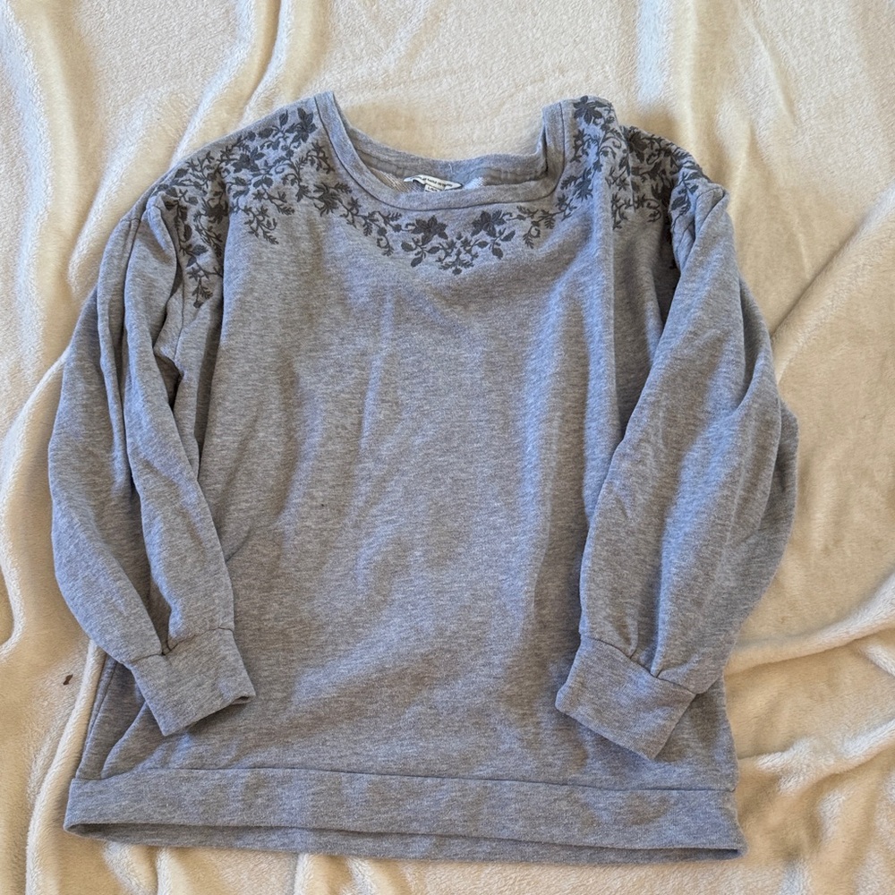 American Eagle Outfitters Heather Gray Sweatshirt